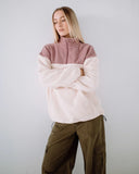 RUSTY Central Division Crew Polar Fleece - PINK A BOO