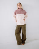RUSTY Central Division Crew Polar Fleece - PINK A BOO