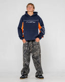 RUSTY Titan Hooded Fleece - NAVY BLUE