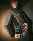 RUSTY Blizzard 1/4 Zip Polar Fleece - ARMY GREEN