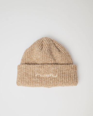 RUSTY Feelin Fuzzy Beanie - TAUPE