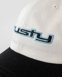 RUSTY Youth Lines Out Dad Cap - BLACK/WHITE