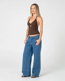 RUSTY Lucy Loose Low Rise Jean - BLASTED MIDDY BLUE