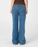 RUSTY Lucy Loose Low Rise Jean - BLASTED MIDDY BLUE