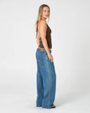 RUSTY Lucy Loose Low Rise Jean - BLASTED MIDDY BLUE
