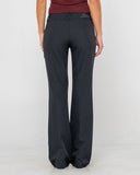 RUSTY Finance Mummy Low Rise Suit Pant - BLACK
