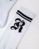 RUSTY All In Mid Calf Sock - WHITE