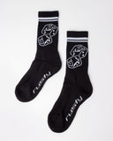 RUSTY Our Kind Mid Calf Socks - BLACK