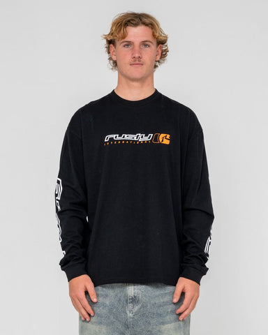 RUSTY Jetsetter Long Sleeve - BLACK