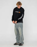 RUSTY Jetsetter Long Sleeve - BLACK
