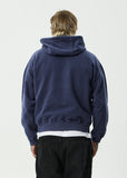 AFENDS Home Recycled Pull On Hood - DEEP SEA