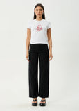 AFENDS Flower Patch Recycled Baby Tee - WHITE