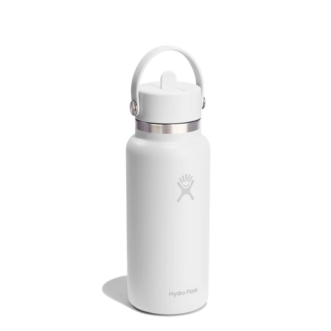 HYDRO FLASK 32 Oz Wide Flex Straw Cap - WHITE