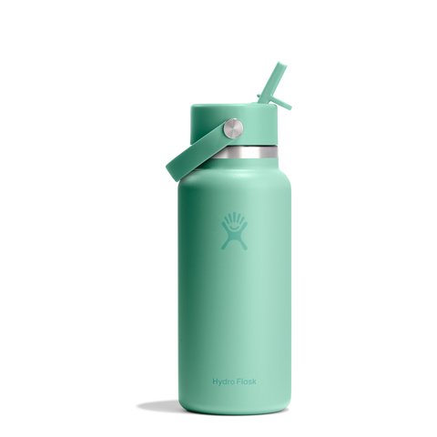 HYDRO FLASK 32 Oz Wide Flex Straw Cap - MERMAID GREEN