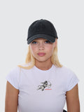 WORSHIP Cherub Dad Cap - WASHED BLACK
