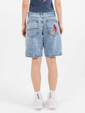WORSHIP Alt State Sloucher Short - SALTED INDIGO ACID