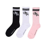 WORSHIP Cherub 3 Pack Socks  - QUARTZ/BLACK/WHITE