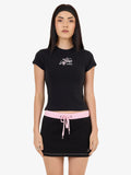 WORSHIP Cherub Cap Sleeve Tee - BLACK