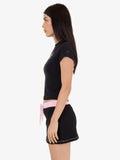 WORSHIP Cherub Cap Sleeve Tee - BLACK