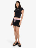 WORSHIP Cherub Cap Sleeve Tee - BLACK