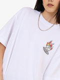 WORSHIP Snake Eyes Oversize Fit Tee - WHITE