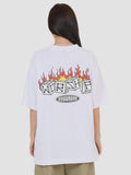 WORSHIP Snake Eyes Oversize Fit Tee - WHITE
