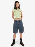 WORSHIP Logorama Cap Sleeve Tee - MARGARITA