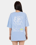 WORSHIP Terrain Relaxed Fit Tee - BELL AIR BLUE