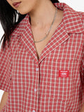 WORSHIP Glazed And Confused Box Fit Shirt - CHERRY RED