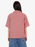 WORSHIP Glazed And Confused Box Fit Shirt - CHERRY RED