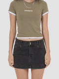 WORSHIP Choker Micro Skirt - PHANTOM