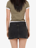 WORSHIP Choker Micro Skirt - PHANTOM