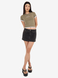 WORSHIP Choker Micro Skirt - PHANTOM