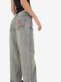 WORSHIP Baggy Low Rider Jean - DIRTY STREAKY FADE
