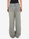 WORSHIP Baggy Low Rider Jean - DIRTY STREAKY FADE