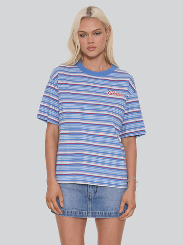 WORSHIP Yours Truly Stripe Regular Fit Tee - SAILOR STRIPE