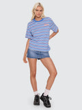 WORSHIP Yours Truly Stripe Regular Fit Tee - SAILOR STRIPE