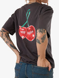 WORSHIP Cherio Regular Fit Tee - WORN BLACK