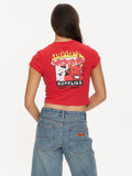 WORSHIP Hot Gossip Teeny Tee - LUCKY RED