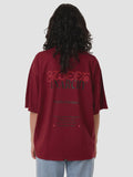 THRILLS Sweet Anarchy Oversized Tee - CABERNET