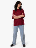 THRILLS Sweet Anarchy Oversized Tee - CABERNET