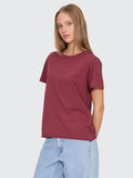 THRILLS Minimal Relaxed Tee - NEW MAROON