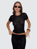 THRILLS Dissolve My Mind Knit Top - BLACK