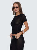 THRILLS Dissolve My Mind Knit Top - BLACK