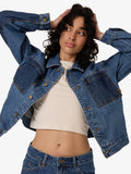 THRILLS Bailey Jacket - TWO TONE BLUE