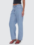 THRILLS Sloane Low Rise Barrel Jean - AGELESS BLUE