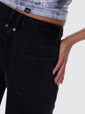 THRILLS Hunter Low Rise Wide Jeaan - AGED BLACK