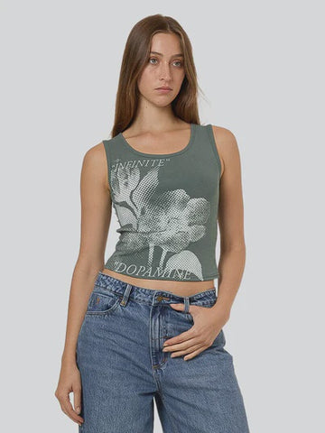 THRILLS Infinite Dopamine Y2K Tank - SEA PINE