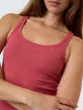 THRILLS Minimal Thrills Scoop Tank - REDWOOD