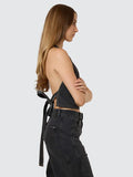 THRILLS Night Shift Denim Top - ASH BLACK